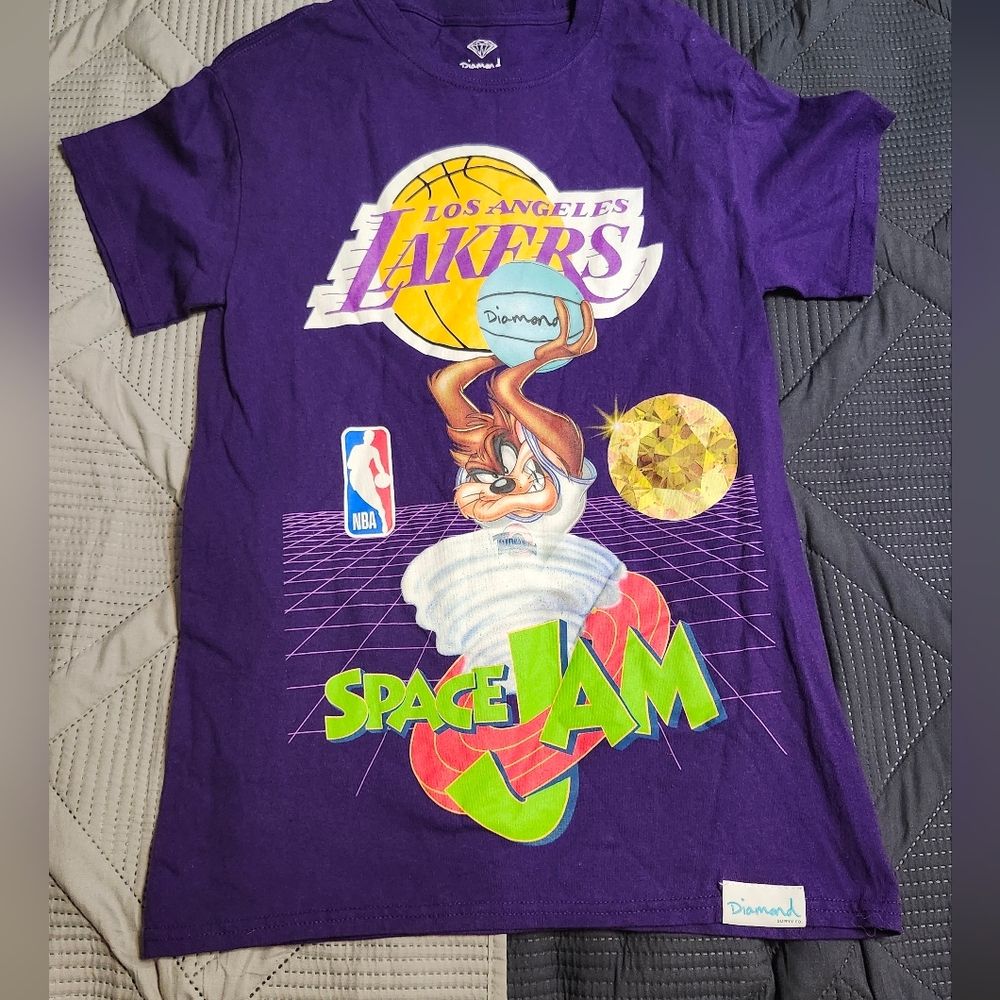 Diamond Supply Co. Purple Space Jam Kids Tee